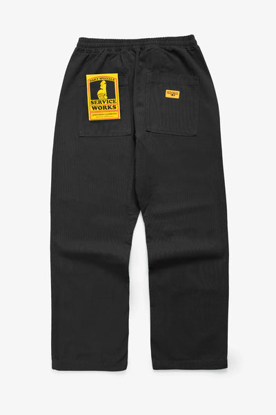 Canvas Chef Pant Black