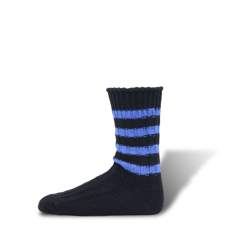 Heavyweight Sock Stripe Black Blue