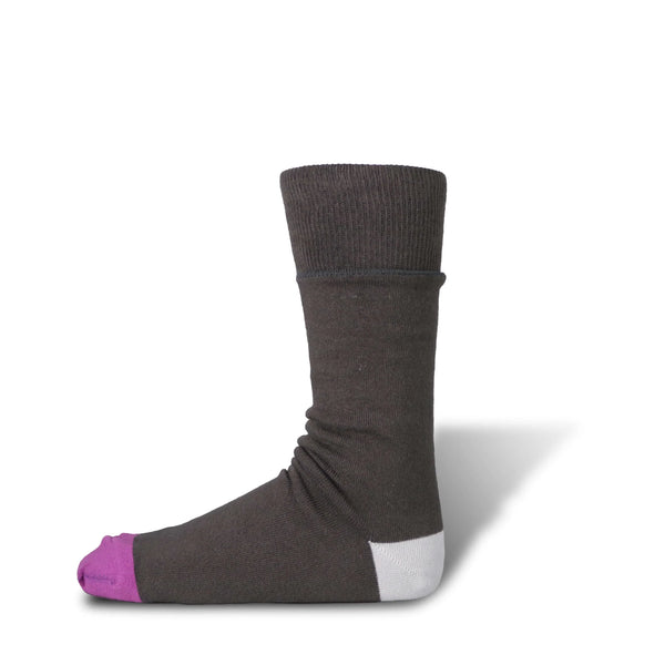 Reversible Socks Black Purple