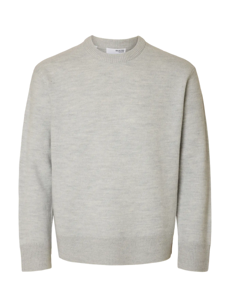 Arne Knit Crew Neck Light Melange