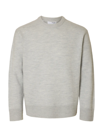 Arne Knit Crew Neck Light Melange