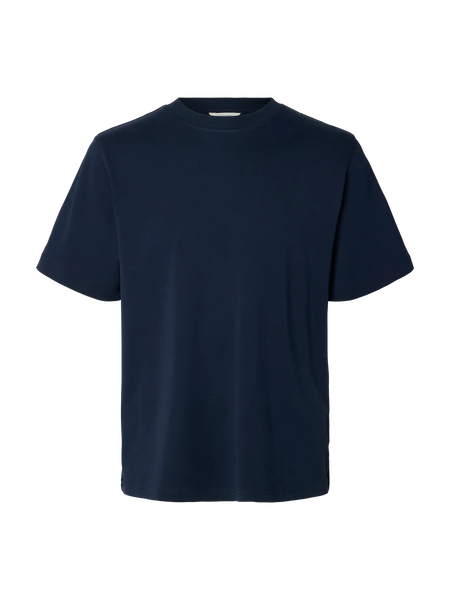 Mid Weight Peach Tee Sky Captain