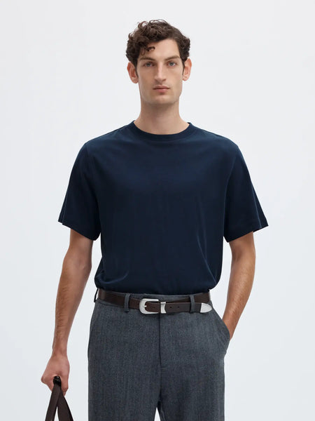 Mid Weight Peach Tee Sky Captain