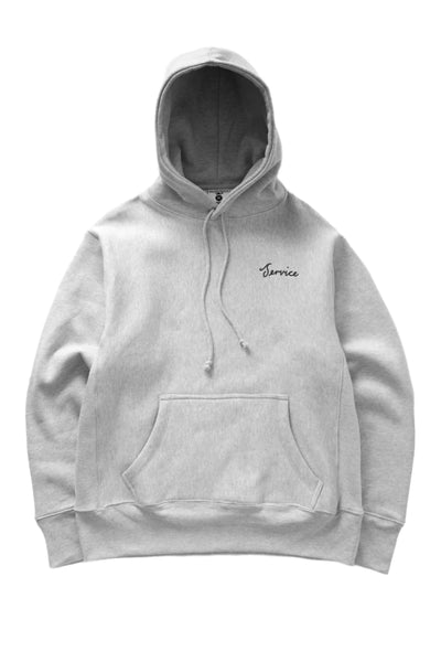 Script Logo Hoodie Marl Grey