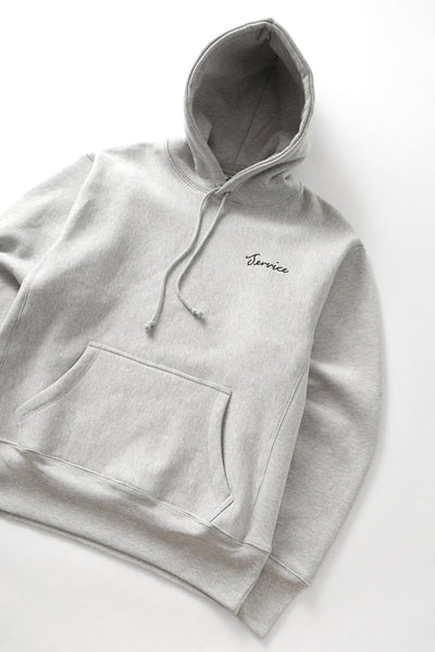 Script Logo Hoodie Marl Grey