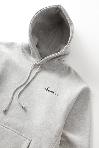 Script Logo Hoodie Marl Grey