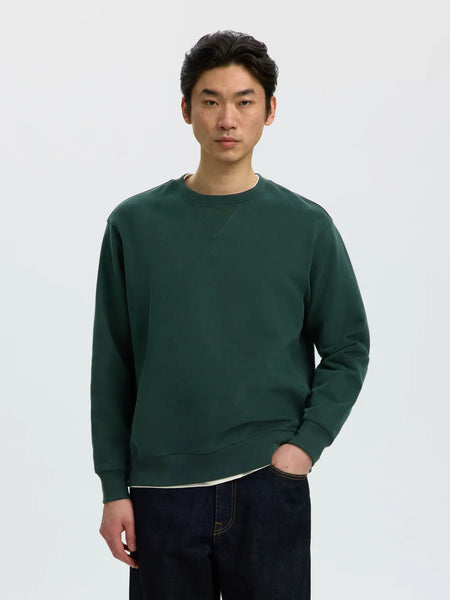 Grant Crew Neck Sweat Pine Grove
