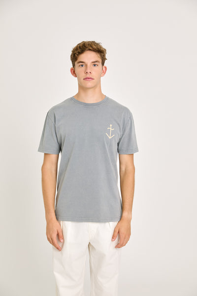 Dantas Logo T-Shirt Smoked Pearl Pale Yellow
