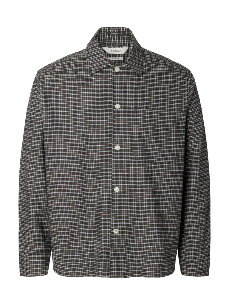 Rick Brushed Oxford Dark Shadow Brown