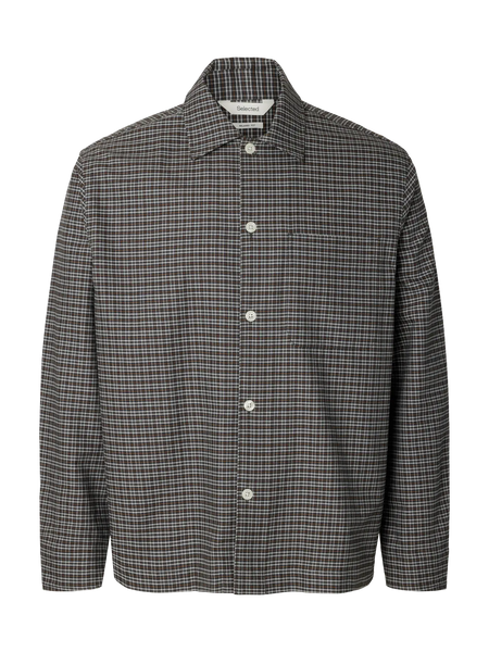 Rick Brushed Oxford Dark Shadow Brown