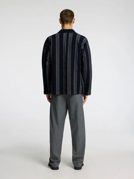 Tony Waffle Stripe Overshirt