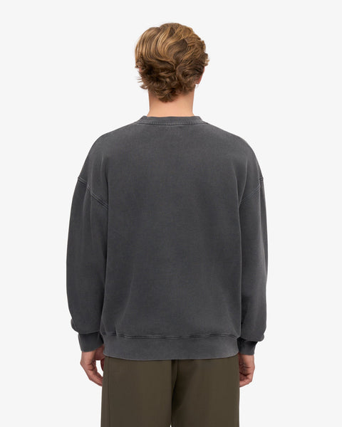 Organic Oversized Crew Faded Black