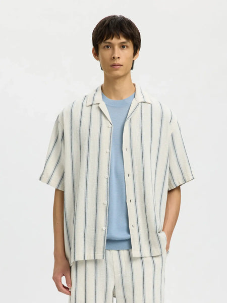 Cal Resort Shirt Egret Skyway