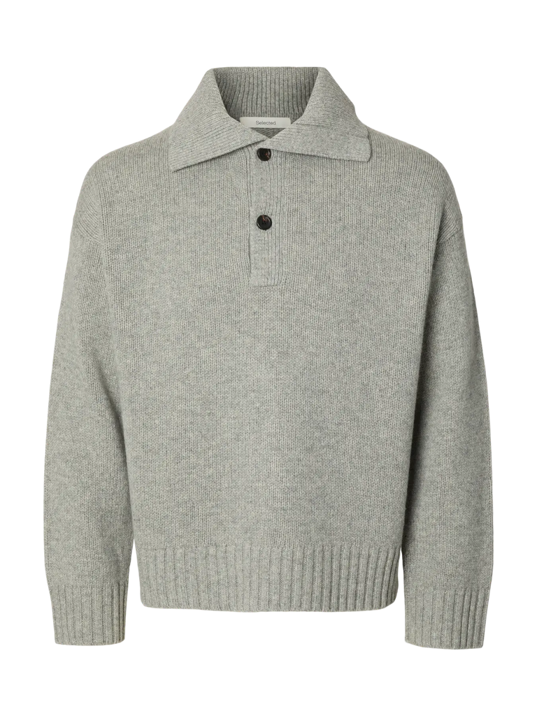 Cody Knit Light Grey Melange