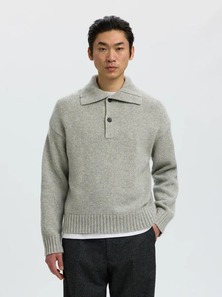 Cody Knit Light Grey Melange
