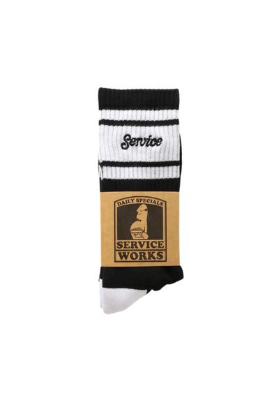 Logo Ringer Socks Black