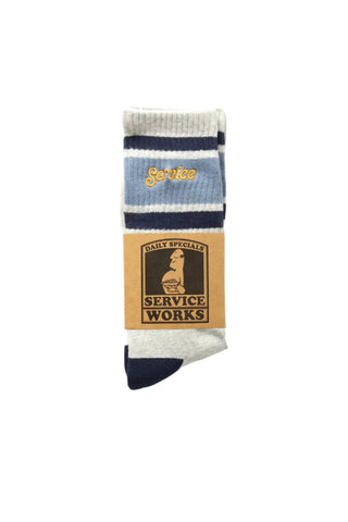 Logo Ringer Socks Grey