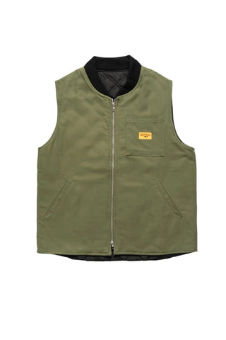 Padded Work Vest Jacket Olive