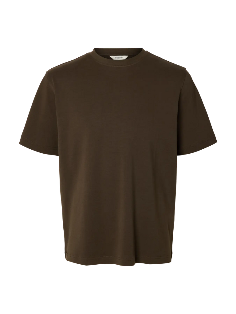 Mid Weight Peach Tee Turkish Coffee