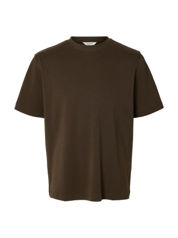 Mid Weight Peach Tee Turkish Coffee