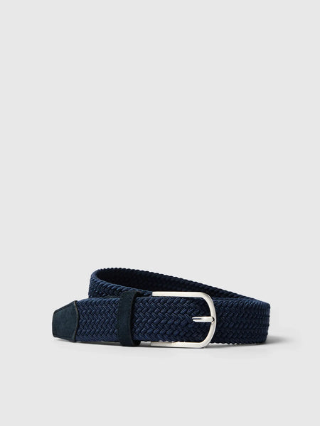 Braided Belt Navy