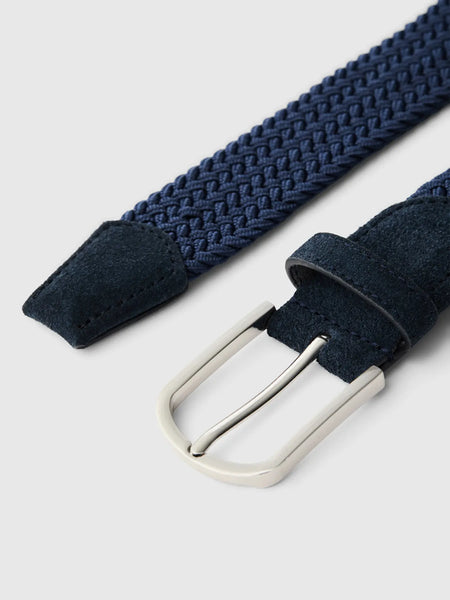 Braided Belt Navy