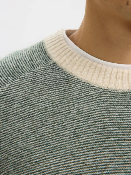 Rai Knit Crew Neck Deep Forest