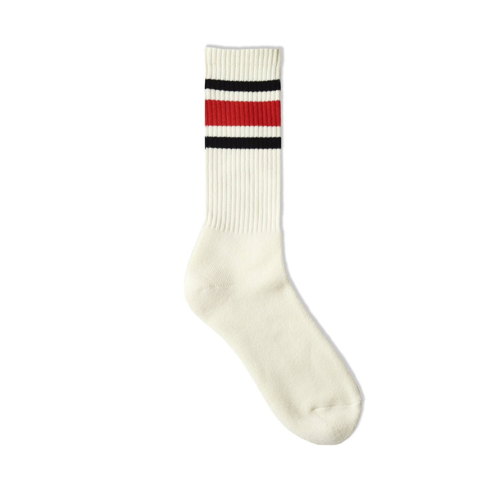 80's Skater Sock Red