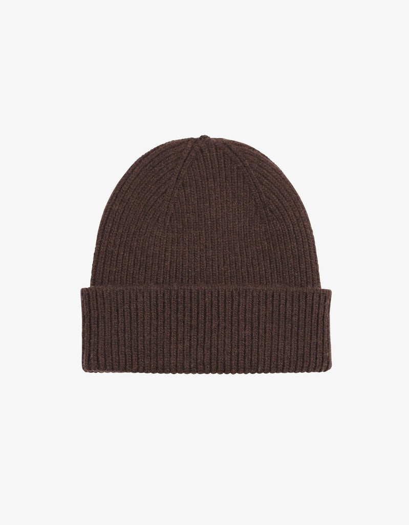 Merino Wool Beanie Coffee Brown