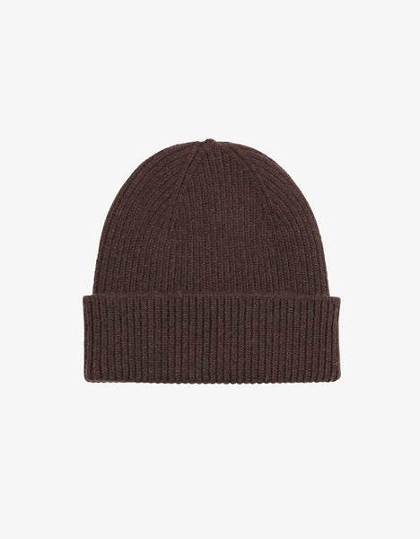 Merino Wool Beanie Coffee Brown