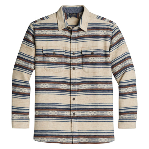 Driftwood Shirt Tan Saltillo Stripe