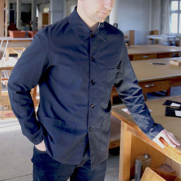 Light Canvas Jacket Navy